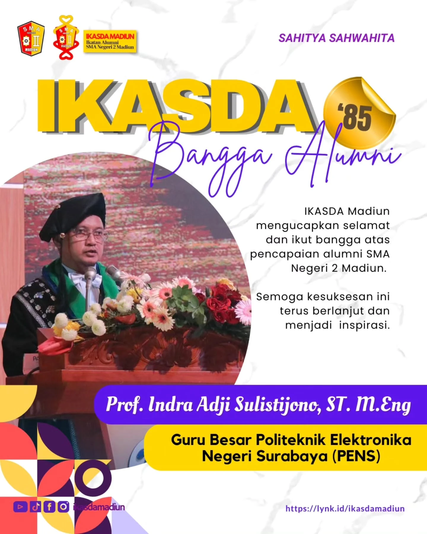 Prof Indra Adji Sulistijono, ST. M.Eng (Alumni 1985)