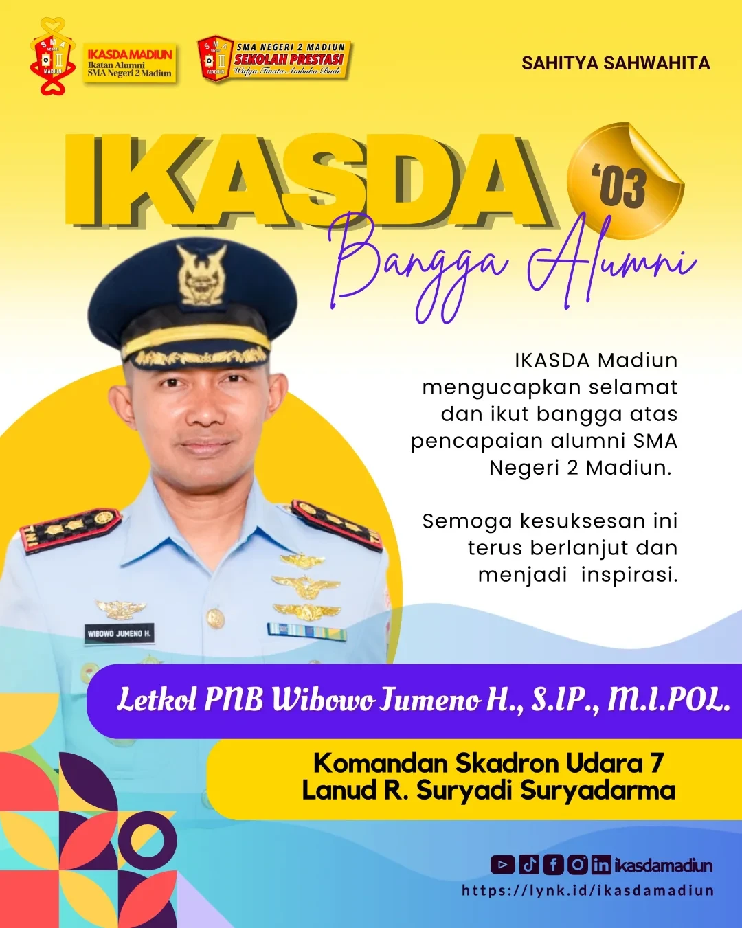 Letkol PNB Wibowo Jumeno H., S.IP., M.I.POL. (alumni 2003)